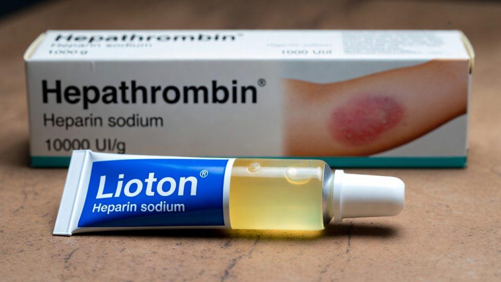 Gel cu heparină (Lioton, Hepathrombin)