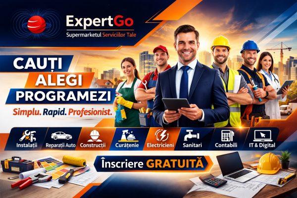 ExpertGo – platforma care schimbă modul în care găsim și oferim servicii în România ExpertGo