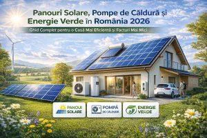 Panouri Solare, Pompe de Căldură și Energie Verde în România 2026 – Ghid Complet pentru o Casă Mai Eficientă și Facturi Mai Mici