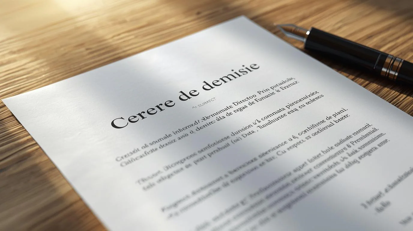 Cum se scrie o demisie corect