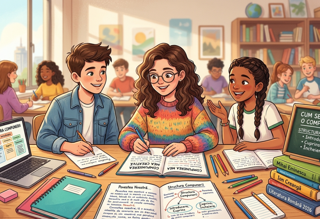 cum se scrie o compunere