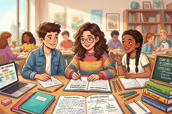 cum se scrie o compunere