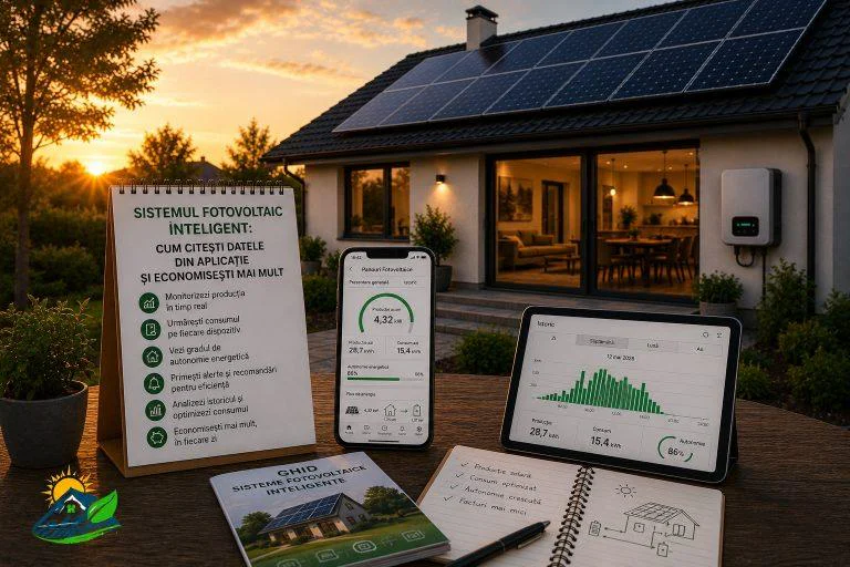 Sistemul fotovoltaic inteligent: cum citești datele din aplicație și economisești mai mult