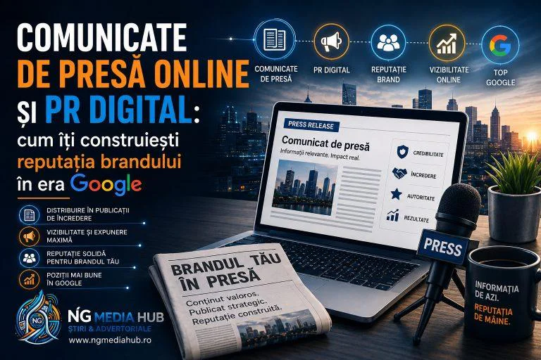 Comunicate de presă online și PR digital: cum îți construiești reputația brandului în era Google